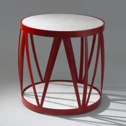 Tavolino da caffè per esterni Zig Zag in acciaio inox*Officina Ciani Hot