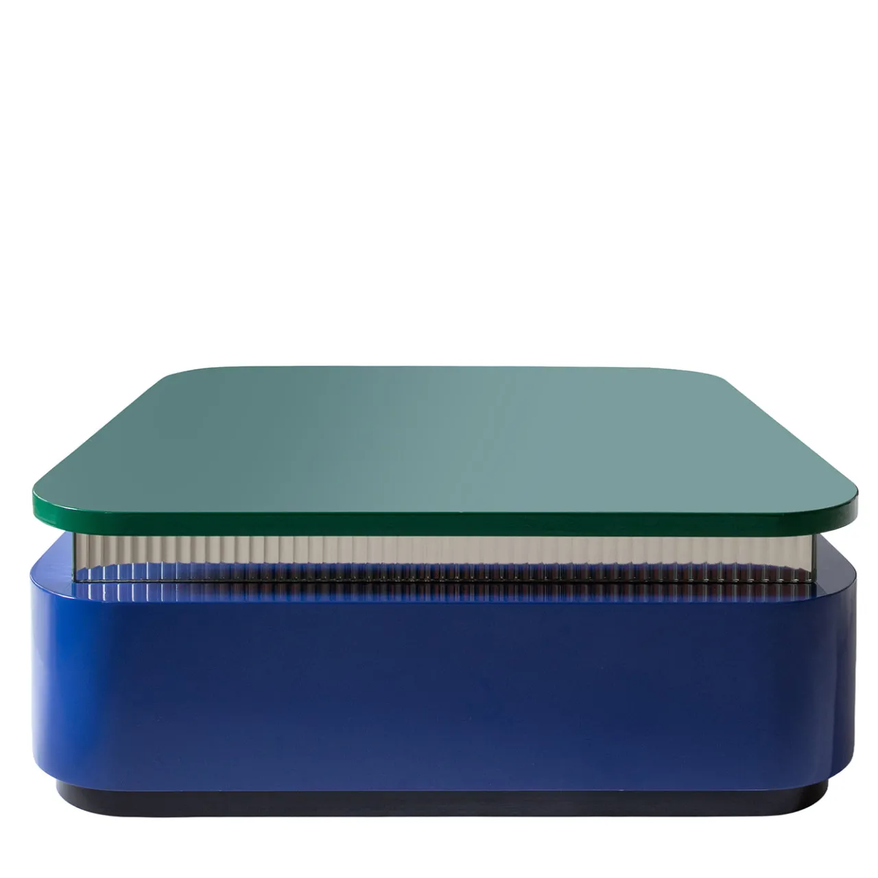 Tavolino da caffè quadrato blu Thelma & Louise*Softhouse