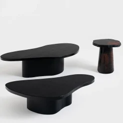 Tavolino da caffè Tessella Fbeta in legno nero*Delvis Unlimited Hot