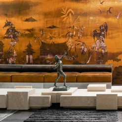 Tavolino da fumo in travertino con finitura satinata DsignincMilano x*FiammettaV Home Collection Clearance