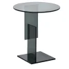 Tavolino Don Gerrit interamente grigio di Jean-Marie Massaud*Glas Italia