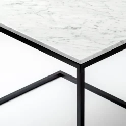 Tavolino Esopo in bianco e nero di Antonio Saporito*V.L. Lavorazioni In Ferro Sale