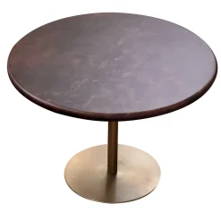 Tavolino Ester in Pergamena Tabacco*mg12 by Monica Geronimi Hot