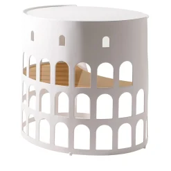 Tavolino Flavio bianco e oro*Gio Aio New