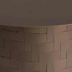 Tavolino Fulcrum in metallo marrone*Splot Design Hot