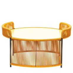 Tavolino giallo rotondo medio Altana di Antonio De Marco*Chairs & More Best