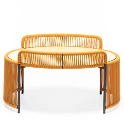 Tavolino giallo rotondo medio Altana di Antonio De Marco*Chairs & More Best