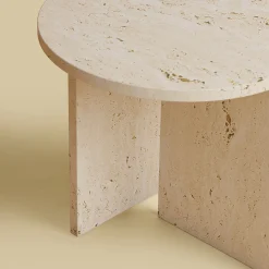Tavolino Hashi Roman Travertino*Lebanto Outlet