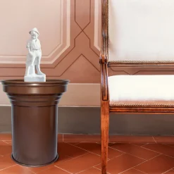 Tavolino in Alluminio Chocolate Opaco*Caspal Discount