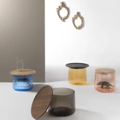 Tavolino in ambra/quercia tinta Tea*Durame Clearance