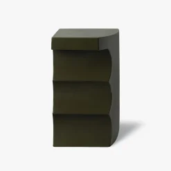 Tavolino in ceramica verde bosco Isola C di Zaven*Bitossi Ceramiche Best