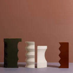 Tavolino in ceramica verde bosco Isola C di Zaven*Bitossi Ceramiche Best