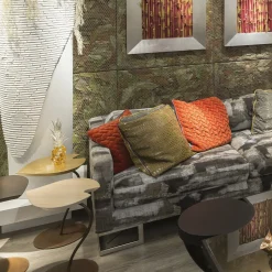 Tavolino in legno e metallo Leaf*VGnewtrend Discount