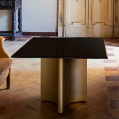 Tavolino in marmo Barso Q Sahara Noir di Paolo Ciacci*L'Eccesso Outlet