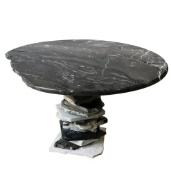 Tavolino in marmo Grigio Orobico*Stone Stackers Discount