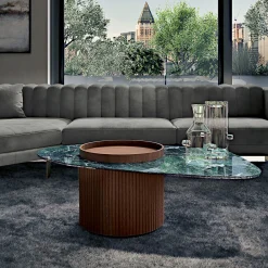 Tavolino in terracotta lucida Opale St. Denis*Bamax Best