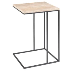 Tavolino in travertino Lazzaretto*La Sartoria del Marmo by Lombardi Marmi Outlet