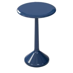 Tavolino laccato lucido blu*CPRN Homood