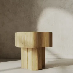 Tavolino laterale in rovere Procida*Livio Cioffi Sale