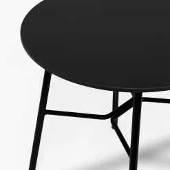 Tavolino Laterale Yuki in Metallo Nero di EP Studio*TrabA' Discount