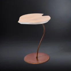 TAVOLINO LEAF CON TOP IN ROVERE SBIANCATO*VGnewtrend Clearance