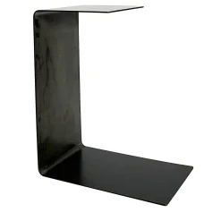 Tavolino Lettera C in acciaio con luce LED*Renzo Serafini New