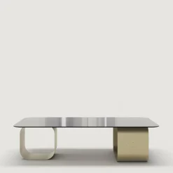 Tavolino Maiz in vetro e acciaio*FROMM. Discount