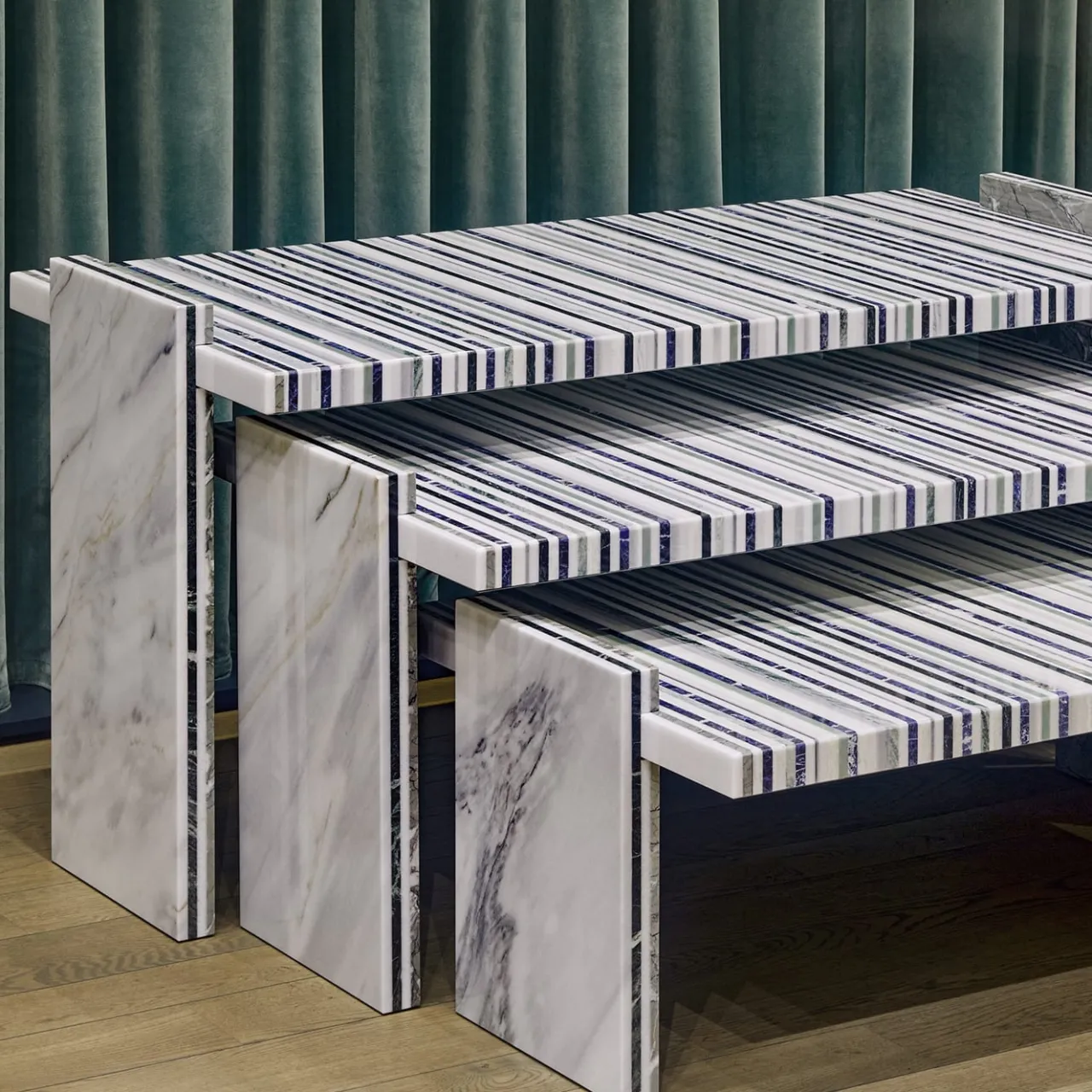 Tavolino modulare Trittico-San di Gwenael Nicolas*Budri