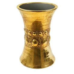 Tavolino Myra in ceramica oro di Gabriele Mengoni*deBlona Discount