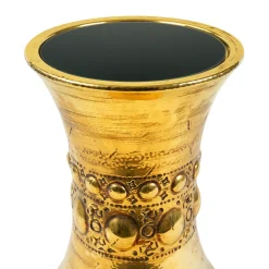 Tavolino Myra in ceramica oro di Gabriele Mengoni*deBlona Discount