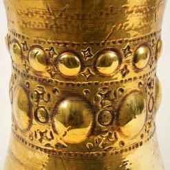 Tavolino Myra in ceramica oro di Gabriele Mengoni*deBlona Discount