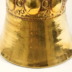 Tavolino Myra in ceramica oro di Gabriele Mengoni*deBlona Discount