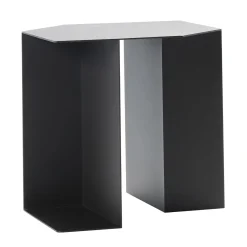 Tavolino nero esagonale Alcubo di Antonio Saporito*V.L. Lavorazioni In Ferro Best