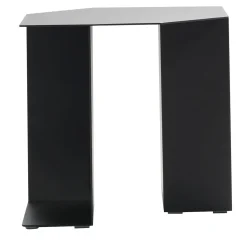 Tavolino nero esagonale Alcubo di Antonio Saporito*V.L. Lavorazioni In Ferro Best