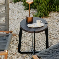 Tavolino nero Primitivo*Officine Tamborrino Online