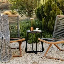 Tavolino nero Primitivo*Officine Tamborrino Online