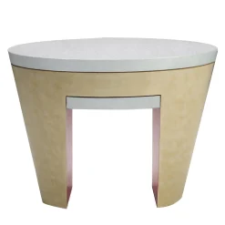 Tavolino Opus in Stucco Veneziano di Carlo Rampazzi*Sergio Villa Hot