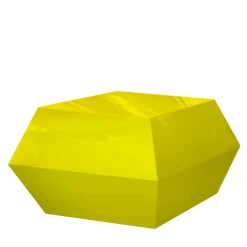 Tavolino Pop & Op Diamante giallo di Carlo Rampazzi*Sergio Villa Discount