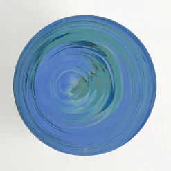 Tavolino rotondo Astraliti in metallo dai toni freddi #3*Cupioli Best