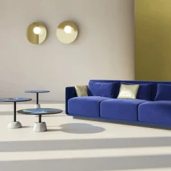 Tavolino rotondo Astraliti in metallo dai toni freddi #3*Cupioli Best