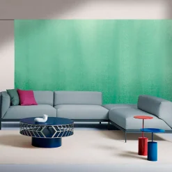 Tavolino rotondo blu Lok di Elena Salmistraro*My Home New