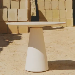 Tavolino rotondo Centro 54 grande in pietra di Gumdesign*Pimar Limestone Sale