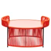Tavolino rotondo medio rosso Altana di Antonio De Marco*Chairs & More Discount