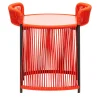 Tavolino rotondo rosso Altana di Antonio De Marco*Chairs & More New