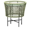 Tavolino rotondo verde Tamburo di Antonio De Marco*Chairs & More New