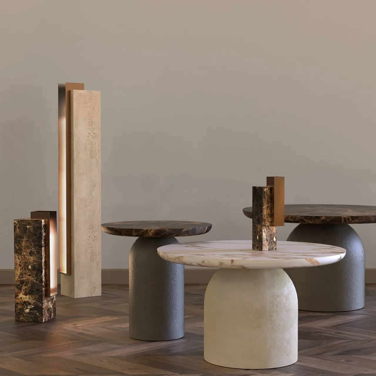 Tavolino Saturo Calacatta*Monitillo 1980 Clearance