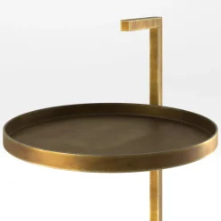 Tavolino Secondopiano in ottone con luce LED*Renzo Serafini Best