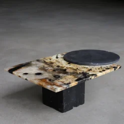 Tavolino SST032 in marmo Patagonia*Stone Stackers