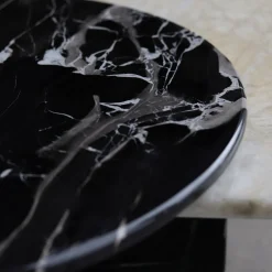 Tavolino SST031 in Quarzite Cristallo e Portoro Silver*Stone Stackers Online