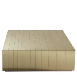 Tavolino ST 32 in Ottone Satinato Oro*Laura Meroni Discount